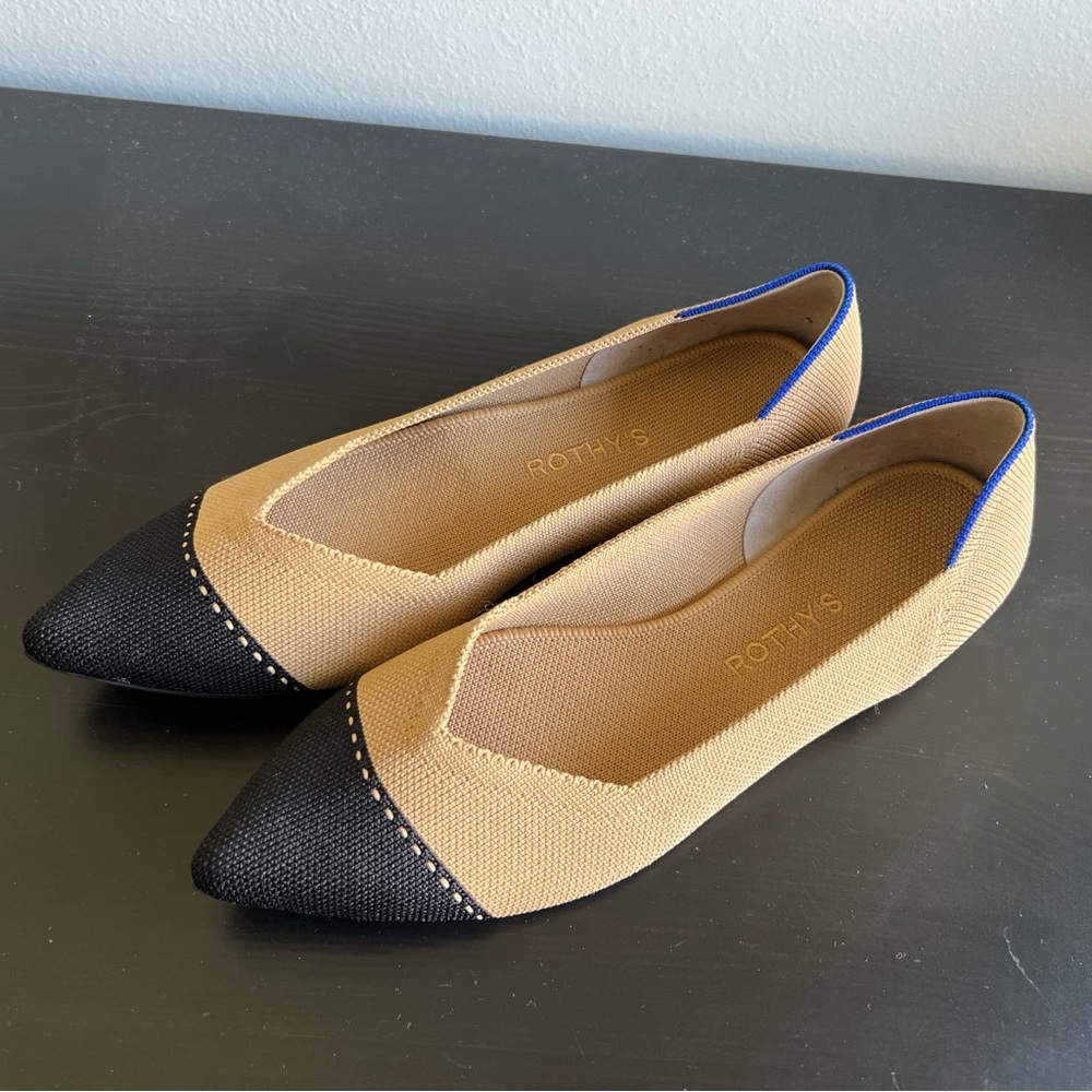Rothy's Women's Camel Captoe The Pointe II 10.5